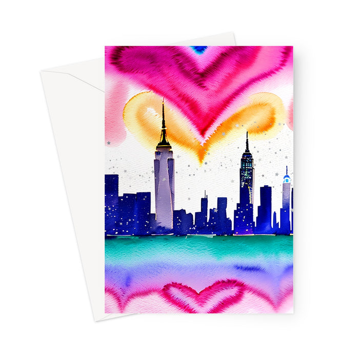 New York Love Card - Blank Greeting Card