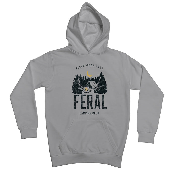 Feral Camping Kids Hoodie