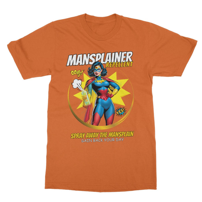 Mansplainer Repellent T-Shirt Softstyle T-Shirt