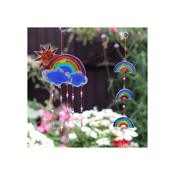 35cm Sun and Rainbow Suncatcher